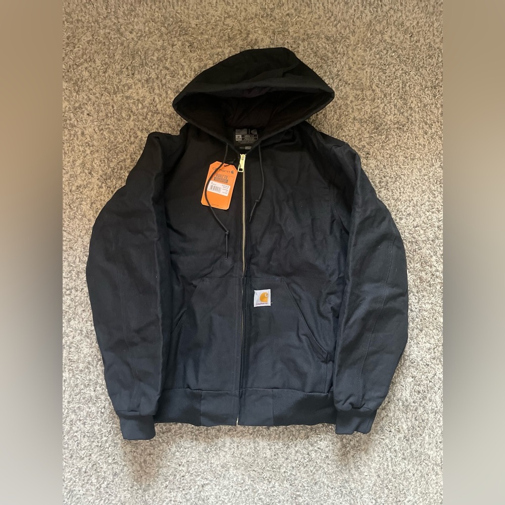Carhartt Black Hooded Jacket Brand New